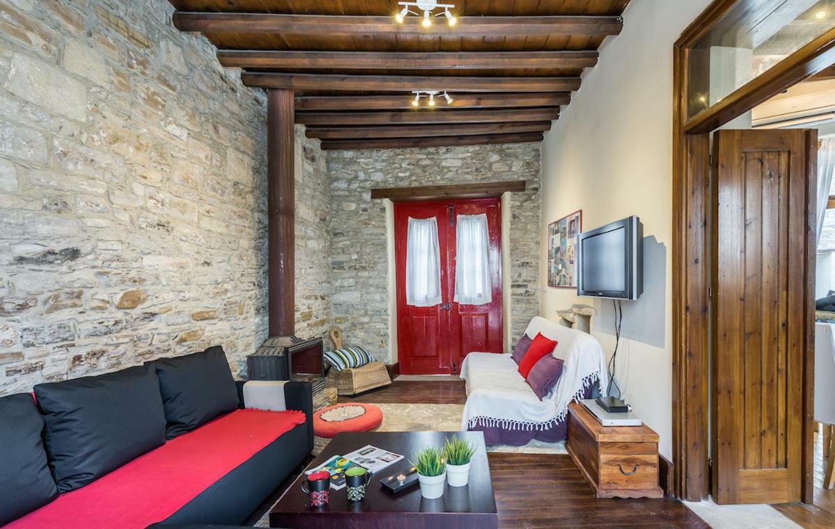 Redblue Door Two Traditional Listed Houses Lefkara Exterior foto